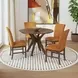 Veronica Walnut 45" Round Dining Table
