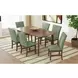 Veronica Avocado Upholstered Dining Side Chair Set of 2