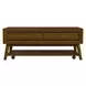 Veronica Walnut Occasional Table Set with Casters