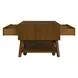 Veronica Walnut Occasional Table Set with Casters