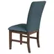Veronica Denim Blue Upholstered Dining Side Chair Set of 2