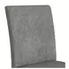 Veronica Dark Gray Upholstered Dining Side Chair Set of 2
