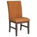 Veronica Orange Upholstered Dining Side Chair Set of 2
