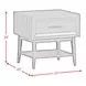Veronica Walnut Rectangular End Table