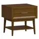 Veronica Walnut Occasional Table Set with Casters