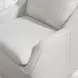 Asher Steamboat Ice Leather Swivel Accent Chair