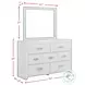 Roma Dark Gray 7 Drawer Dresser And Mirror