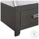 Roma Dark Gray Storage Platform Bedroom Set