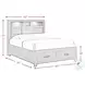 Roma Dark Gray Storage Platform Bedroom Set