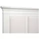 Crownfall Whisper White and Cerused Nutmeg Queen Upholstered Storage Panel Bed