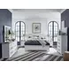 Windmill Harbour White Whisp and Sand King Panel Bed
