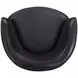 Sienna Vintage Onyx Leather Upholstered Swivel Club Chair