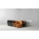 Sienna Vintage Onyx Leather Upholstered Swivel Club Chair