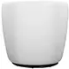 Barolo Snow Italian Leather Swivel Club Chair