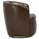 Barolo Vintage Brown Leather Swivel Club Chair