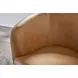 Barolo Vintage Caramel Leather Swivel Club Chair