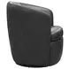 Barolo Vintage Slate Leather Swivel Club Chair