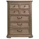 Adler Court Florentine Walnut 5 Drawer Chest