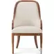 Dorchester Marshmallow Performance Fabric Arm Chair