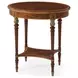 Stephen Church Walcot and Gold Round Aleron Side Table