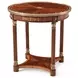 Stephen Church Light Etimoe and Gold Round Paulette II Side Table