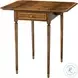 Sloane Edwardian Brown 28" Rectangular Folding Table