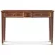 Stephen Church Harrow Brown and Gold Rectangular Merritt Console Table