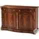 Tristam Brown And Gold 2 Drawer Tristam Cabinet