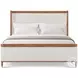 Dorchester Marshmallow Performance Fabric California King Upholstered Panel Bed