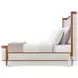 Dorchester Marshmallow Performance Fabric California King Upholstered Panel Bed