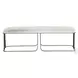 Orson Natural Ivory Hide Bench