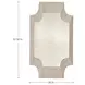 Farris White Arched Wall Mirror