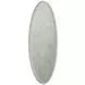 Daxon Textured White Oval Wall Mirror