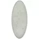 Daxon Textured White Oval Wall Mirror