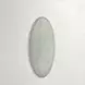 Daxon Textured White Oval Wall Mirror
