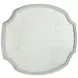 Margot Textured White Oval Accent Mirror