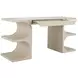 Erin Cerused White 64" Writing Desk