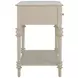 Anastasia Ceruse White Nightstand