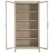 Newington Cerused Natural 2 Glass Door Bookcase