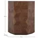 Santiago Natural Walnut Side Table