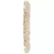 Giselle Winter White Round Accent Mirror