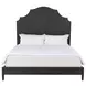 Princeton Cerused Forest Black King Panel Bed