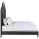 Princeton Cerused Forest Black King Panel Bed