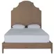 Princeton Cerused Natural Queen Panel Bed