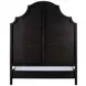 Princeton Cerused Forest Black Queen Panel Bed