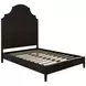 Princeton Cerused Forest Black Queen Panel Bed