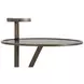 Amari Brushed Brass Round Drink Table