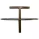 Amari Brushed Brass Round Drink Table