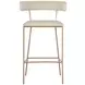 Matlock White Upholstered Bar Stool