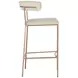 Matlock White Upholstered Bar Stool